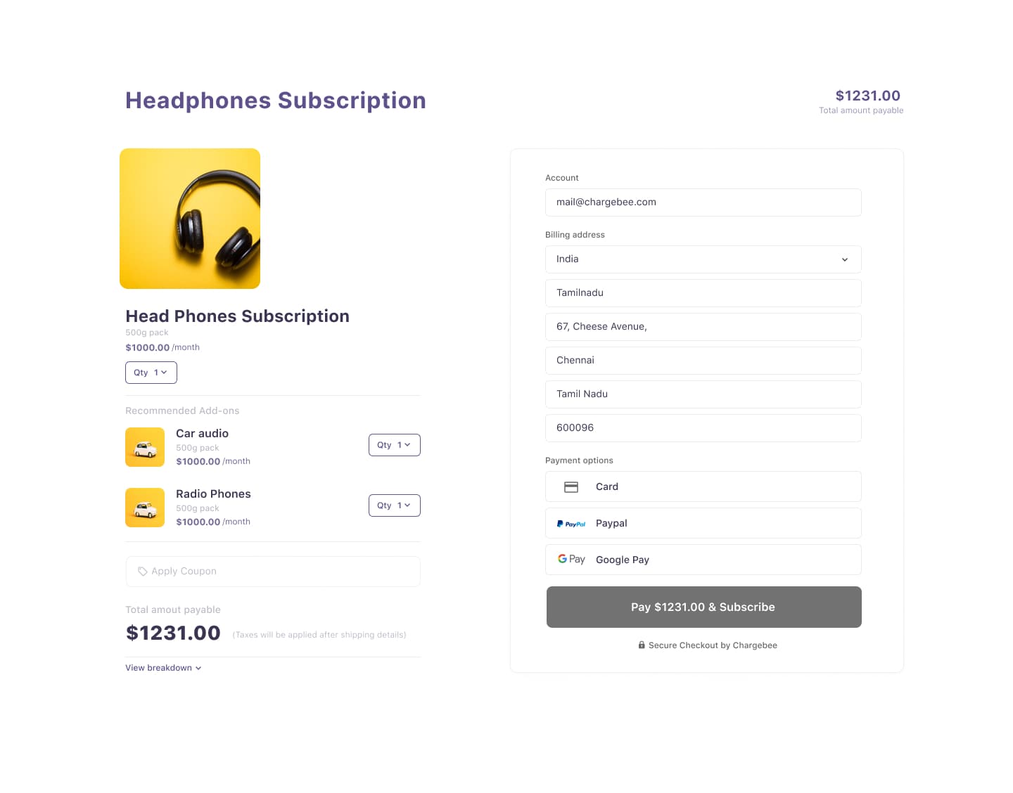 Wireframes of Analytics Module