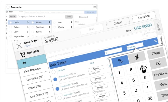 Field Sales Tablet Application