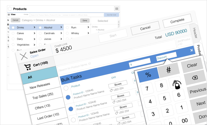 Field Sales Tablet Application